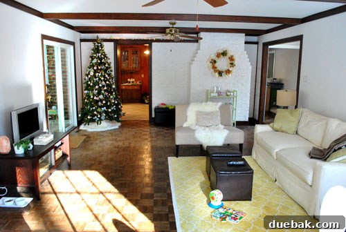 Another view of the family room, highlighting comfortable seating and open space