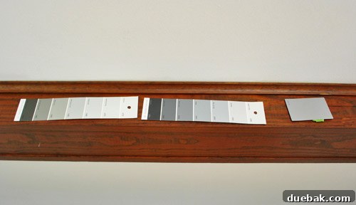 Unfinished living room beams