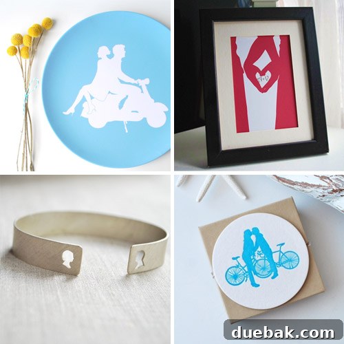 Delightful Download: Togetherness Toolkit 2 Custom silhouette art from Le Papier Studio, showcasing a child's profile on a decorative plate, symbolizing personalized gifts and family keepsakes.