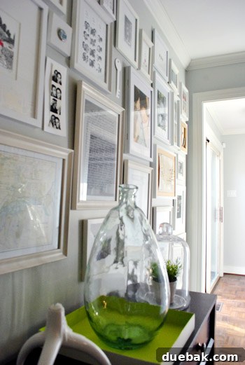 Another perspective of the diverse collection of frames and their contents