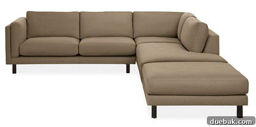 Custom Painted Ikea Furniture Legs 15 Inspiration image of a high-end sectional sofa from Room & Board