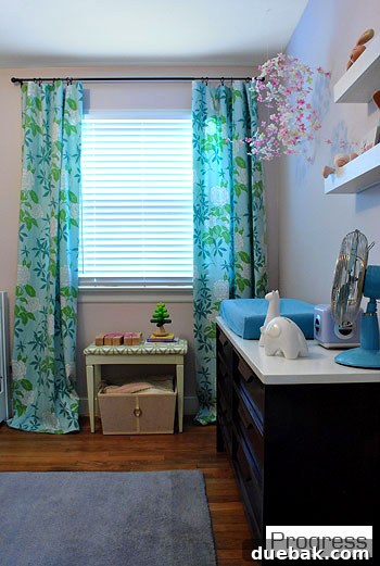 Another view of Clara's room after painting and decorating