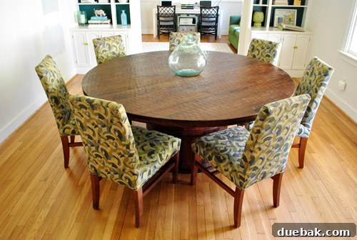 Score Affordable Dining Chairs on Craigslist 8 Full view of the dining room with Parsons chairs and table