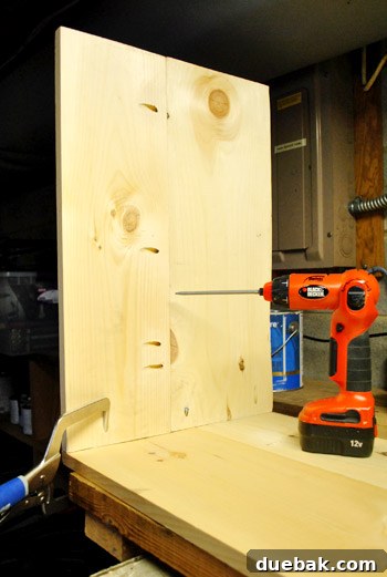 Adding support rails to console table