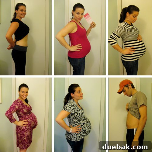 Pregnant belly
