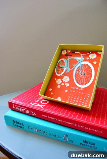 Gift the Canvas of Imagination 8 A close-up of Carrie's styled side table with colorful accessories and a lamp.
