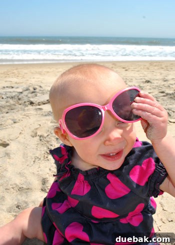 Easter Steals 21 Clara briefly posing with her new sunglasses on the beach during a playful fashion moment