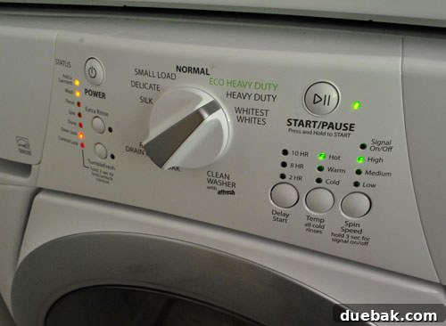 Close-up of slipcover care tag, showing 'dry clean only'