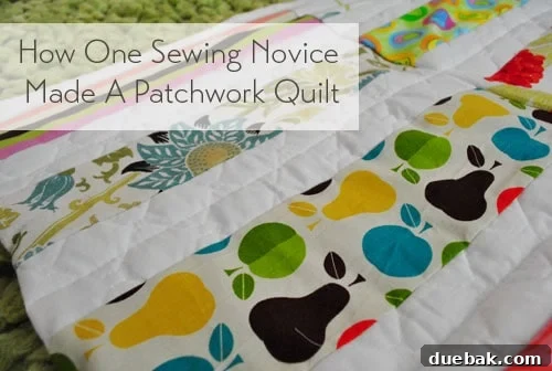 Beginner-friendly guide to making a patchwork quilt