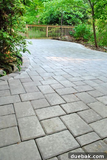 DIY Paver Patio: Transform Your Backyard 13 Close up of paver pattern