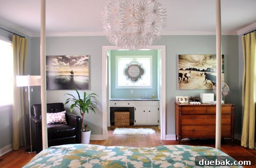 Securely Mounting Large Prints to Canvas Using Acrylic Medium 20 Bedroom with horse art, creating a cohesive and personal feel