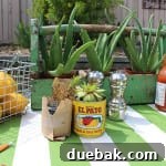 Elegant backyard dinner party decorations and table settings