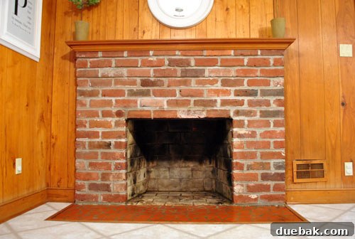 After photo of the empty fireplace
