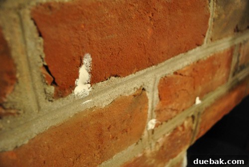 Caulking Brick Holes