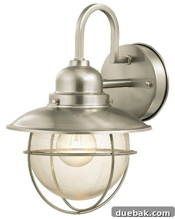 Shedding New Light on Our Bathroom 13 Second light fixture, an industrial-retro outdoor light