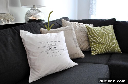 Vintage Charm Tea Staining Your Pillowcases 3 Close-up of stark white pillow contrasting with other pillows