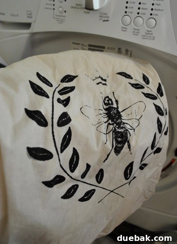 Vintage Charm Tea Staining Your Pillowcases 8 Pillow covers drying, slightly damp