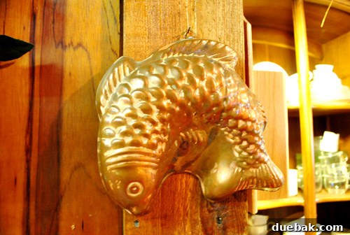 Small fish-shaped tin, ideal for repurposing with paint