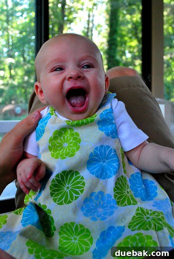 My 14-Month Breastfeeding Journey 5 Smiling baby Clara