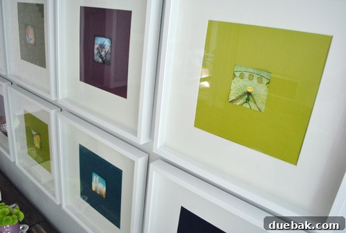 A final close-up of one of the framed art pieces