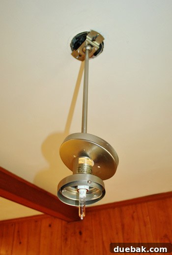 May's Finest 18 Broken light fixture being repaired