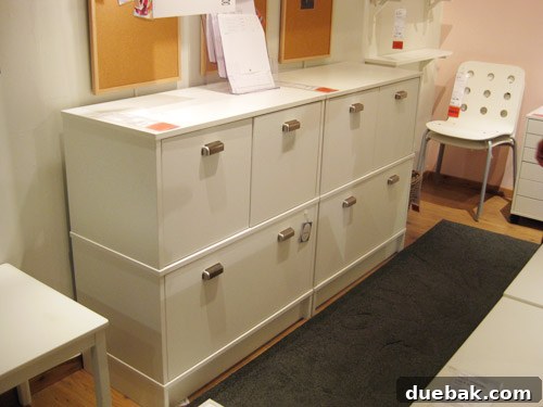 IKEA Effektiv storage unit in showroom