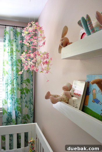 Nursery Refresh 11 Cozy reading nook with safe floor lamp in nursery