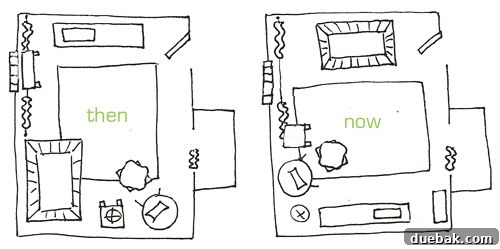 Nursery Refresh 8 Sketch of Clara's nursery new layout plan