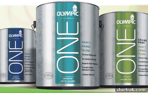 The One Wonderful Freebie 2 Olympic ONE Paint can and painted swatch