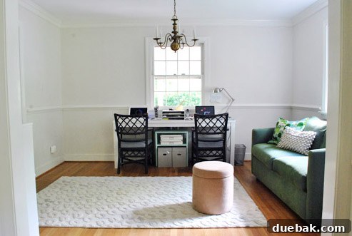 Dedicated office space in the current house, offering more room for work and creativity