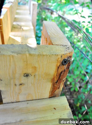 Turn Pallets Into Garden Gold 11 Securing pallets with screws