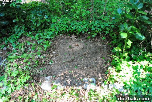 Turn Pallets Into Garden Gold 7 Cleared area ready for the compost bin