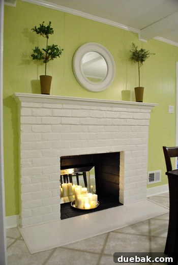 Kitchen Unfiltered 7 Fireplace location in the kitchen, near a doorway