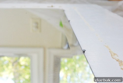 Security nail system for the mirror