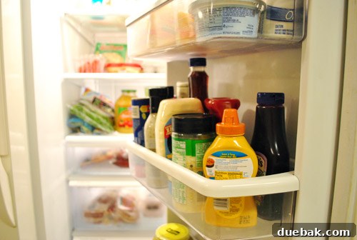 Our Secret to a Fully Stocked Frugal Fridge 21 A final image of the newly organized and full refrigerator, signifying a return to normalcy after the hurricane.