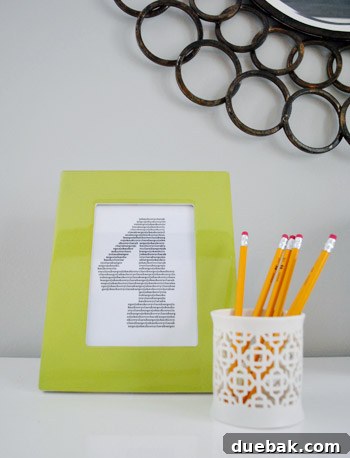 A beautifully framed number four, celebrating four years of blogging