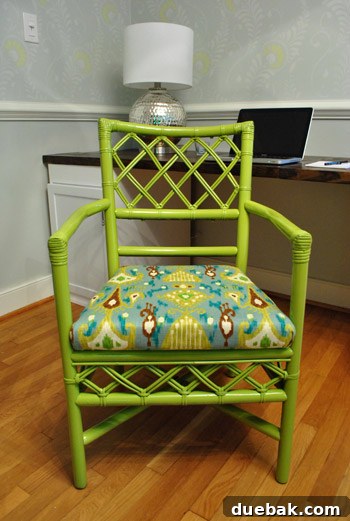 Reupholster Your Chair Cushion 14 Detailed view of office chair fabric