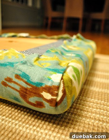 Reupholster Your Chair Cushion 6 Upholstery corner technique