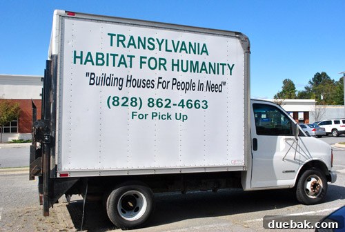 Habitat For Humanity ReStore delivery truck