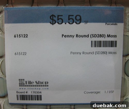 Our Kitchen's Penny Tile Backsplash The Perfect Pick 7 Penny Tile Price Tag