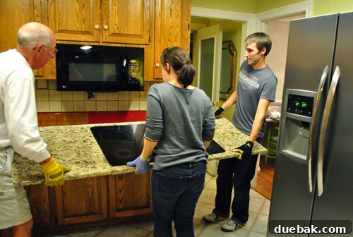 Choosing Your Ideal Counter Option 2 Kitchen renovation progress with new countertop decision