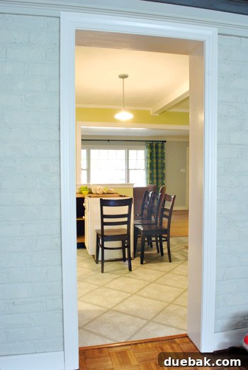 Optimize Your Kitchen: Filling Stove-Side Cabinet Gaps 31 View from living room into the kitchen and dining area