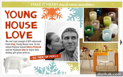 A selection of holiday items from West Elm, curated by the authors.
