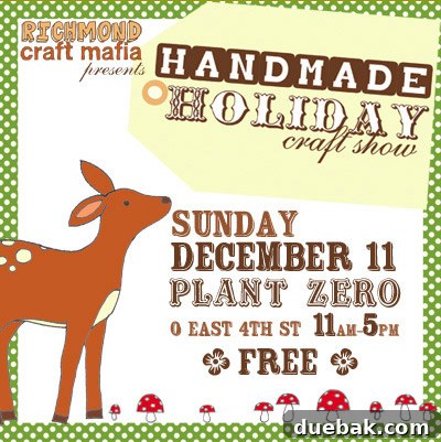 Richmond Craft Mafia Handmade Holiday entrance
