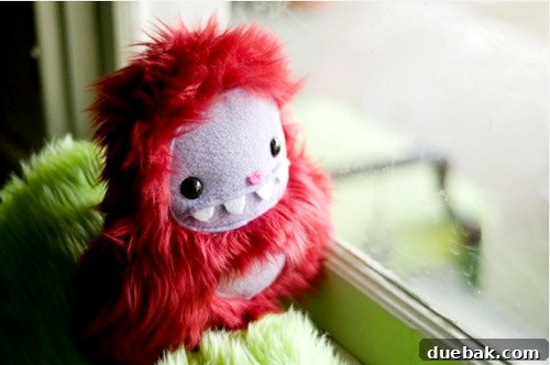 Funky ape stuffed animal from Phil Barbato