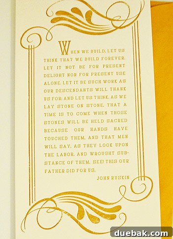 Letterpress card and display from Almanac Industries