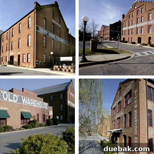 Green Front Furniture warehouse exterior in Farmville VA