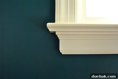 February's Finest 14 Guest room painted deep dark teal