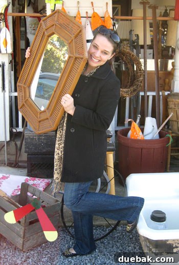 A playful, candid photo of the author, reflecting her enthusiastic and unique personality.