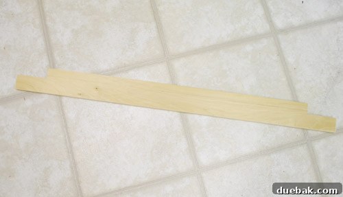 New pine window sill installed